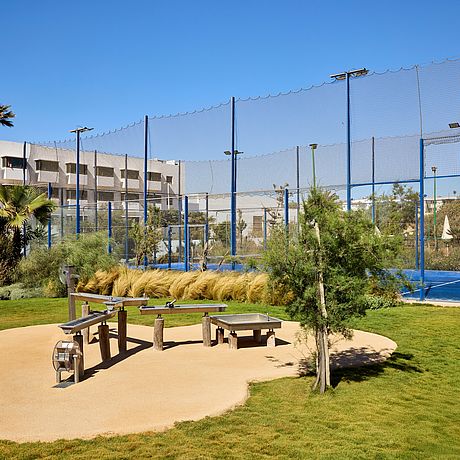 Hotel Sofitel Thalassa Sea & Spa Galerie Ansicht Wasserspiel- und Sportplatz