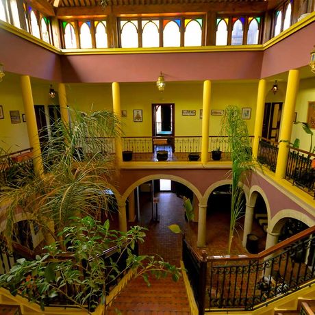 Hotel Zahra Innenhof Blick in den Innenhof