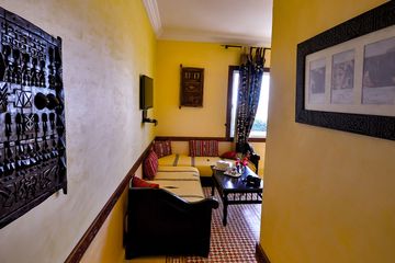 Hotel Riad Zahra Minisuite mit Meerblick Nr. 35 Sitzecke