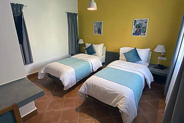 Hotel Le Relais des Sables Standardzimmer Betten