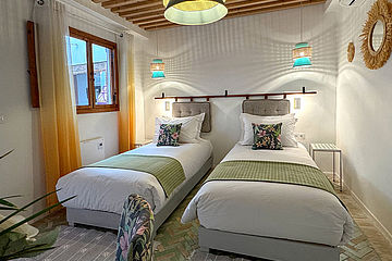 Dar Tahar Standardzimmer Betten
