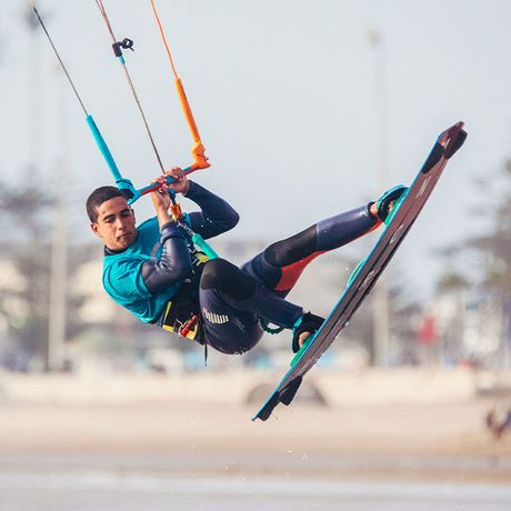 Kitesurfer in Marokko