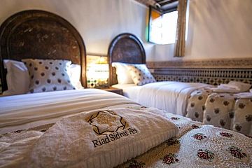 Riad Sidrat Fes Deluxe Twinzimmer