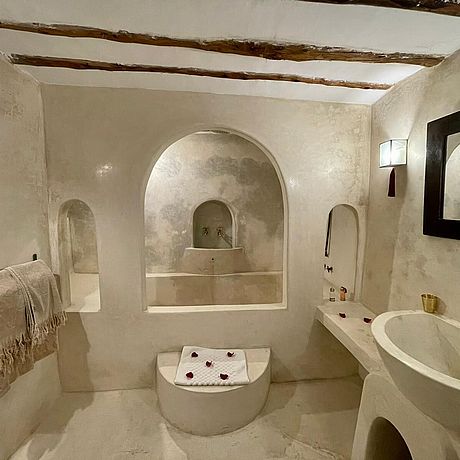 Riad Magellan Galerie Badezimmer mit Dusche und Badezimmer
