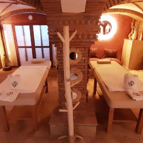 Blick in den Massageraum