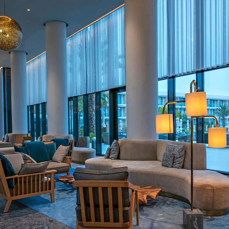 Hotel Hyatt Regency Taghazout Lounge Blick in die Lounge