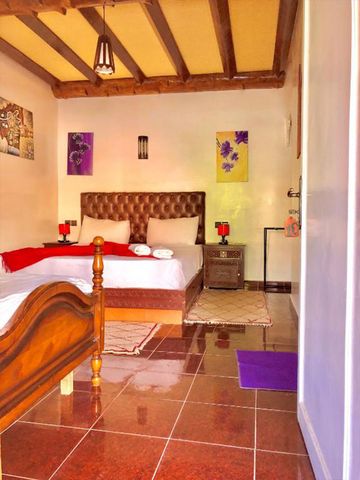 Hotel Arganier Ammelne Familienzimmer Bett