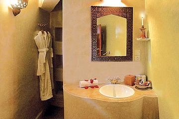 Oasenlodge les Jardins de Skoura Suite Saguia Badezimmer