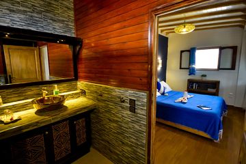 Hotel Riad Zahra Studio Badezimmer und Schlafzimmer
