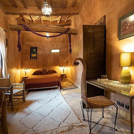 Dar Kamar Galerie Blick in ein Doppelzimmer