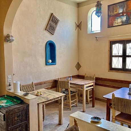 les 4 Saisons du Dadès Galerie Blick ins Esszimmer