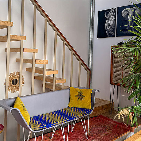 Dar Tahar Treppe Sitzbank
