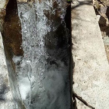Blick auf die Wasserversorgung im Tal der Ammeln