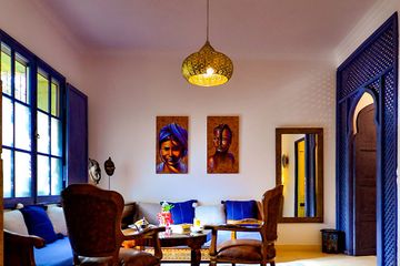 Hotel Riad Zahra Minisuite Familie Nr. 7 Sofa