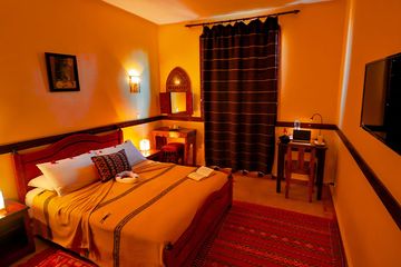 Hotel Riad Zahra Standardzimmer Schlafbereich
