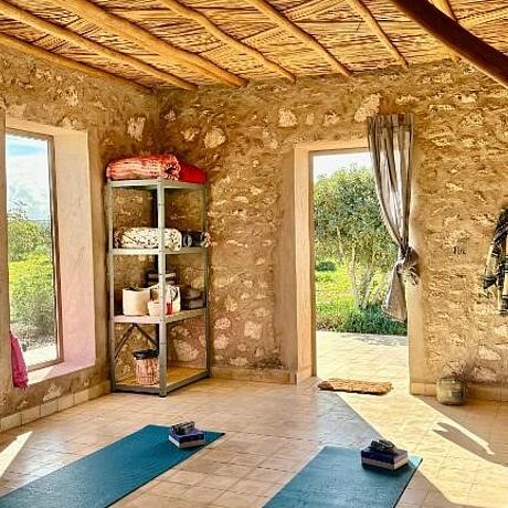 Kaouki Lodge Galerie Ansicht Yogaraum