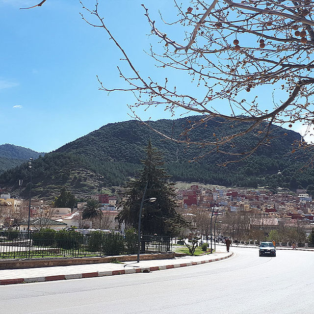Strasse Berg Azrou