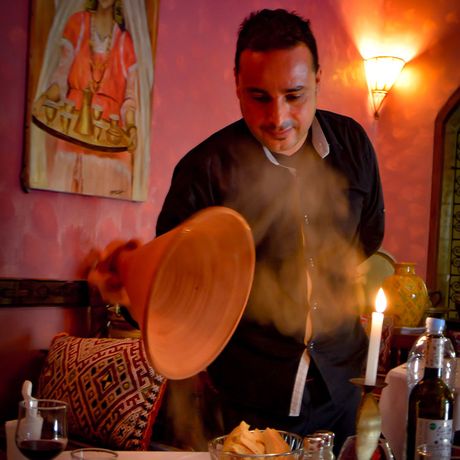 Hotel Riad Zahra Essen Essen wird serviert