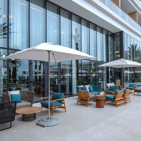 Hotel Hyatt Regency Taghazout Lounge draußen Blick auf eine Lounge draußen