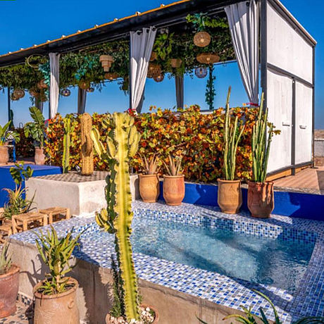 Riad Samir Privilege Pool Blick auf den Pool