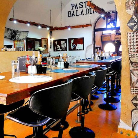 Blick in das Restaurant Pasta