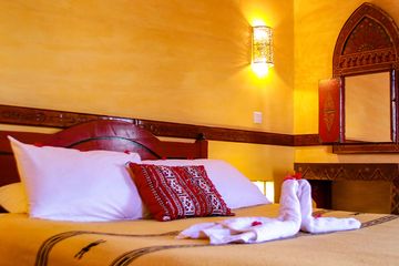 Hotel Riad Zahra Superiorzimmer Nr. 19 Bett
