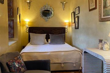 Riad El Arsat Suite Pierre Loti Doppelbett