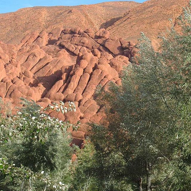 Affenfinger-Felsen Dades-Tal