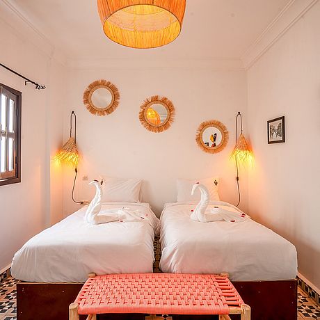 Riad Art & Emotion Superiorzimmer Ansicht Zimmer
