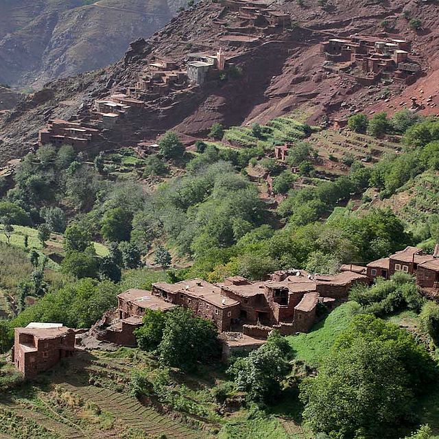 Dorf Toubkal Nationalpark